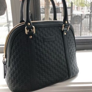 Gucci Black Quilted Purse
